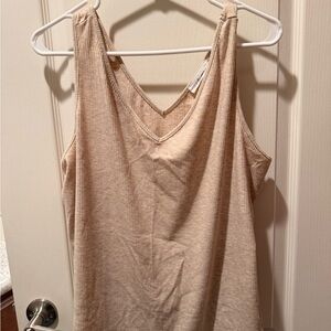 CJLA ribbed tank oatmeal